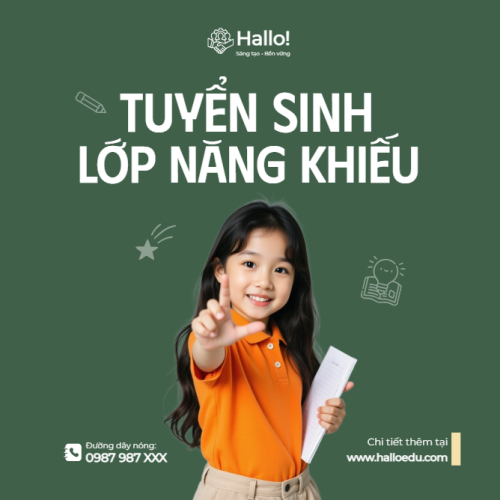 Mẫu thiết kế Bài đăng Facebook (vuông) Khai giảng, tuyển sinh, giáo dục, education, school, trường học 1747002657