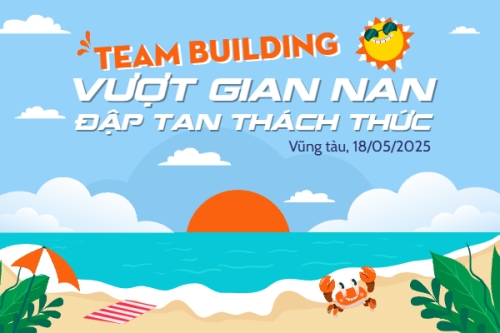 Mẫu thiết kế Banner - Băng rôn Team building, mùa hè, summer,Du lịch, travel, tourism, trải nghiệm, khám phá 1747741968