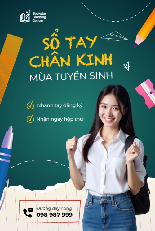 Mẫu thiết kế Banner Facebook dọc Giáo dục, education, học sinh, sinh viên, student, thông báo 1747002657