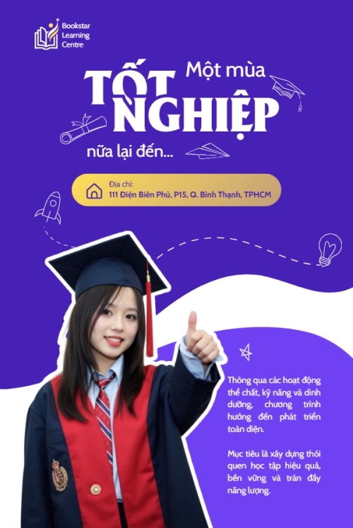 Mẫu thiết kế Banner Facebook dọc Giáo dục, education, học sinh, sinh viên, student, thông báo 1747002657