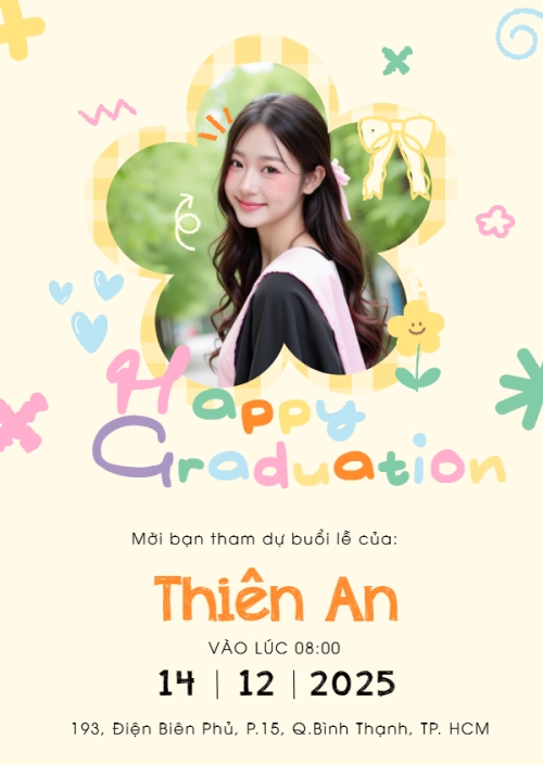 Mẫu thiết kế Thư mời Tốt nghiệp, kỉ yếu, Graduation, yearbook, sự kiện, event, cá nhân, nhân vật, personal style, signature 1750635386