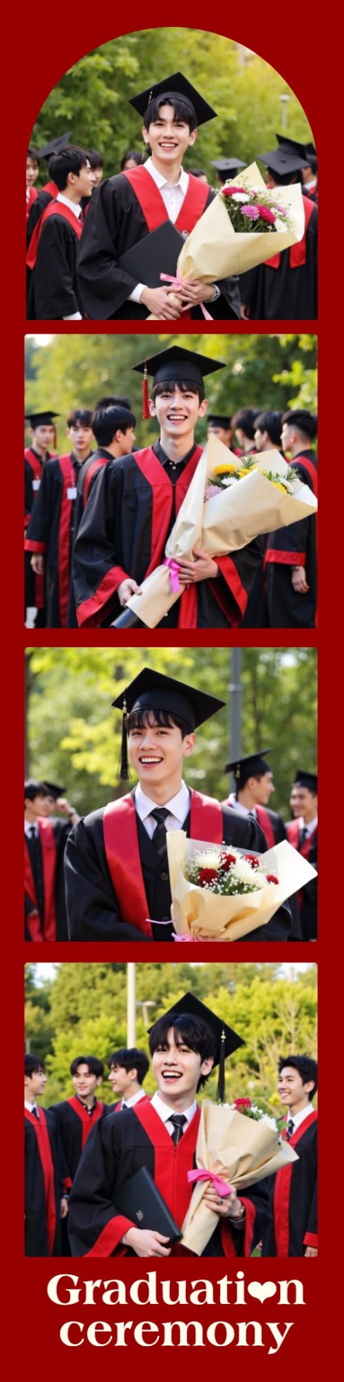 Mẫu thiết kế Bộ Ảnh Photostrip Tốt nghiệp, kỉ yếu, Graduation, yearbook, đơn giản, simple, minimalist, tối giản 1751352789