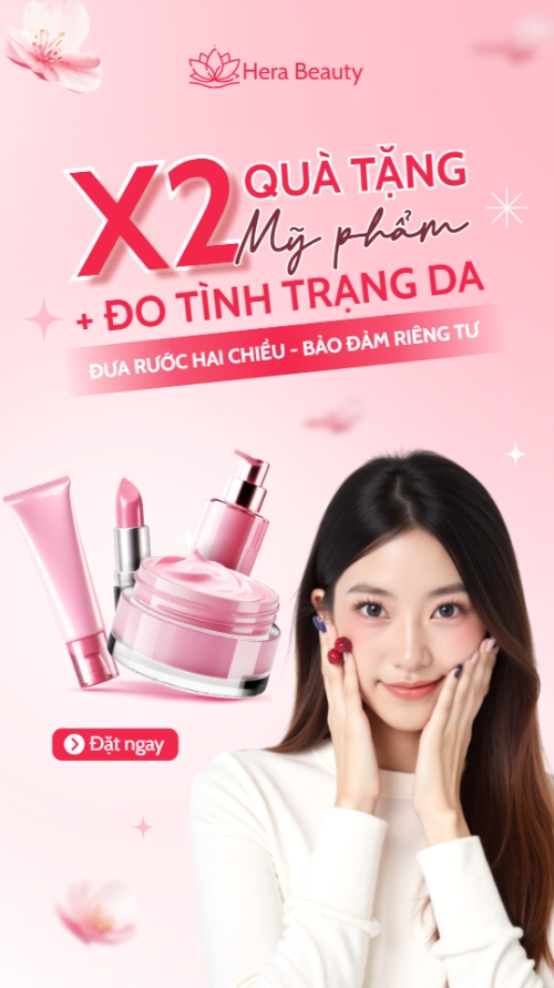 Mẫu thiết kế Tin Facebook Mỹ phẩm, trang điểm, make up, spa, beauty, làm đẹp, thẩm mỹ, comestic, hiện đại, morden 1752396438
