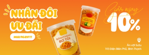 Mẫu thiết kế Ảnh bìa Facebook Bánh tráng, đồ ăn, food, thực phẩm, ẩm thực, món ăn, F&B, nhà hàng, thức ăn, dễ thương, hiện đại 1752326777