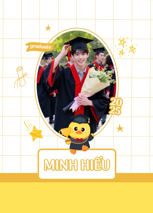 Mẫu thiết kế Sổ tay Tốt nghiệp, kỉ yếu, Graduation, trending, hot, viral, xu hướng, thịnh hành,cá nhân, nhân vật, personal style, signature 1751352789