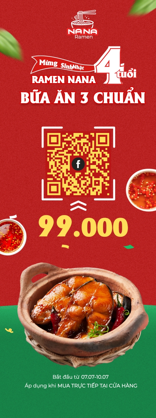 Mẫu thiết kế Standee Cá kho tộ, đồ ăn, food, thực phẩm, ẩm thực, món ăn, F&B, nhà hàng, thức ăn, dễ thương, hiện đại 1752396438