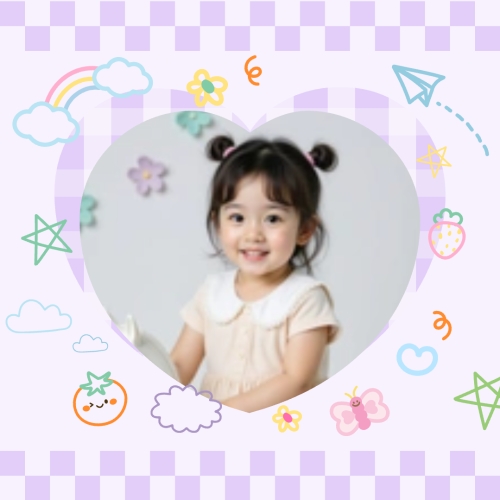 Mẫu thiết kế Photobook vuông Em bé, baby, kid, sinh nhật, birthday, cá nhân, personal style, sự kiện, event, dễ thương, cute 1759886001