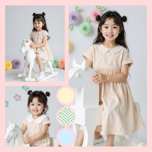 Mẫu thiết kế Photobook vuông Em bé, baby, kid, sinh nhật, birthday, cá nhân, personal style, sự kiện, event, dễ thương, cute 1759886001