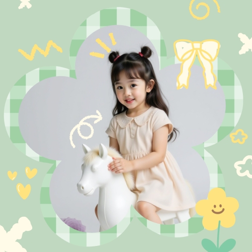 Mẫu thiết kế Photobook vuông Em bé, baby, kid, sinh nhật, birthday, cá nhân, personal style, sự kiện, event, dễ thương, cute 1759886001