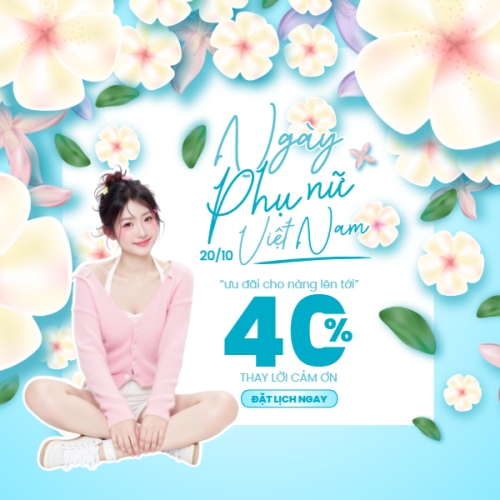 Mẫu thiết kế Bài đăng Facebook (vuông) 20/10, Ngày phụ nữ Việt Nam, Vietnamese Women's Day, phụ nữ, sự kiện, event, mỹ phẩm, làm đẹp, beauty, hiện đại, modern 1760221880