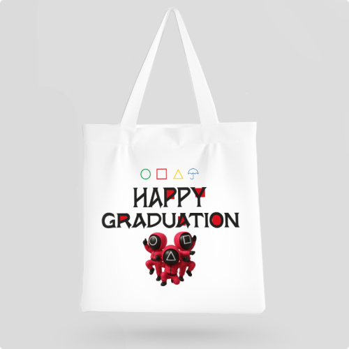 Mẫu thiết kế Túi canvas Tốt nghiệp, graduation, trending, hot, viral, xu hướng, thịnh hành, squid game 1759529933