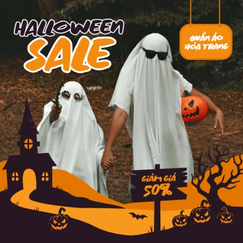 Mẫu thiết kế Khung sản phẩm Halloween, lễ hội ma quái, thời trang, fashion, sự kiện, event, dễ thương, cute, chibi, hoạt hình, cartoon 1761384437
