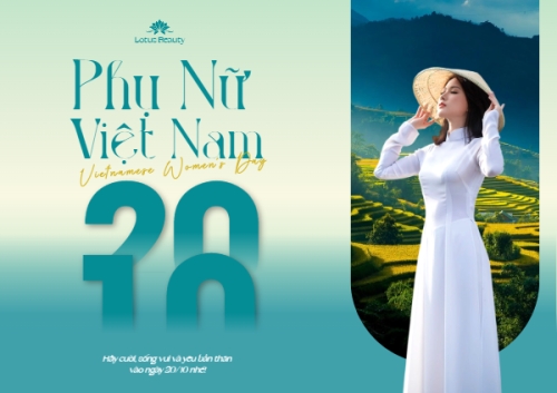 Mẫu thiết kế Thiệp chúc mừng 20/10, Ngày phụ nữ Việt Nam, Vietnamese Women's Day, phụ nữ, sự kiện, event, mỹ phẩm, làm đẹp, beauty, hiện đại, modern 1760066835