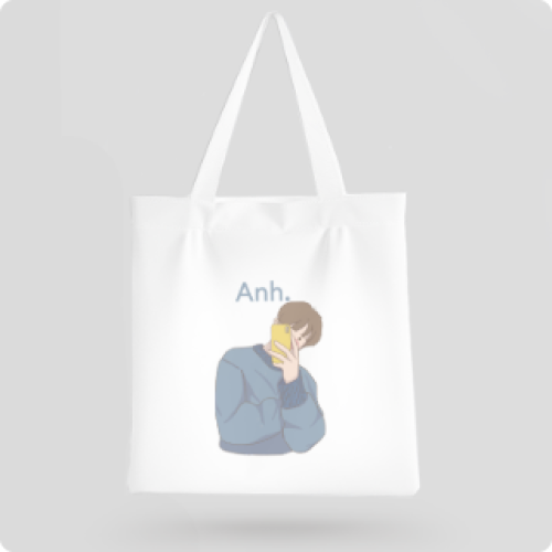 Mẫu thiết kế Túi canvas Tình yêu, love, cặp đôi, couple, cá nhân 1759530448