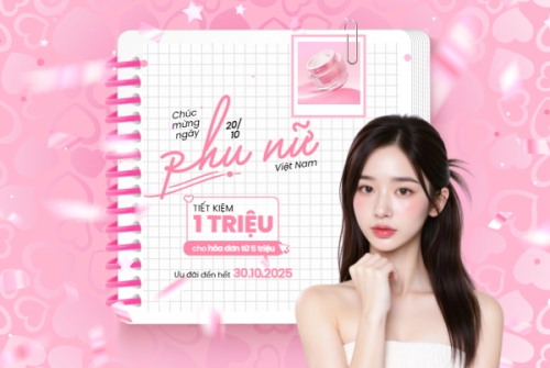 Mẫu thiết kế Banner Facebook ngang 20/10, Ngày phụ nữ Việt Nam, Vietnamese Women's Day, phụ nữ, sự kiện, event, mỹ phẩm, làm đẹp, beauty, hiện đại, modern	 1760222460