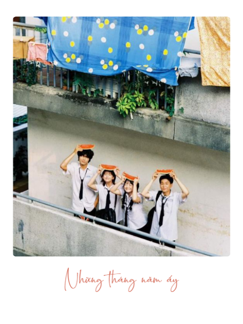 Mẫu thiết kế Bộ Ảnh Polaroid Thanh xuân, học sinh, student, bạn bè, dễ thương, cute 1759886418