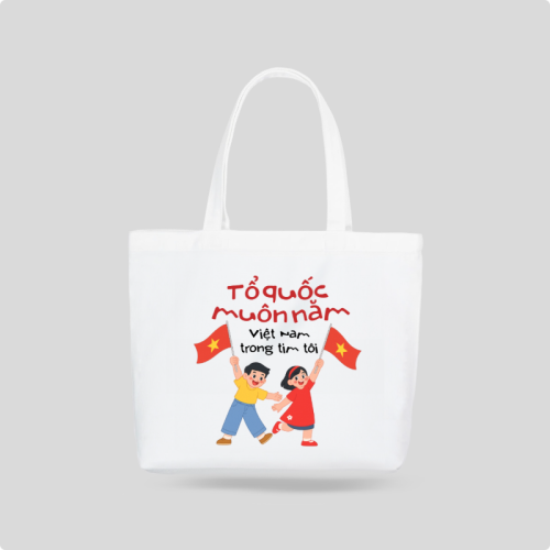 Mẫu thiết kế Túi canvas 2/9, Quốc Khánh, lễ hội, Việt Nam, hội nhóm, team, tập thể, sự kiện, event, dễ thương, cute 1759530063
