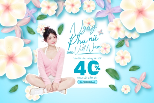 Mẫu thiết kế Banner Facebook ngang 20/10, Ngày phụ nữ Việt Nam, Vietnamese Women's Day, phụ nữ, sự kiện, event, mỹ phẩm, làm đẹp, beauty, hiện đại, modern	 1760222460