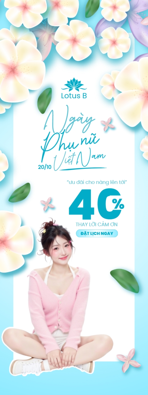 Mẫu thiết kế Standee 20/10, Ngày phụ nữ Việt Nam, Vietnamese Women's Day, phụ nữ, sự kiện, event, mỹ phẩm, làm đẹp, beauty, hiện đại, modern 1760224280