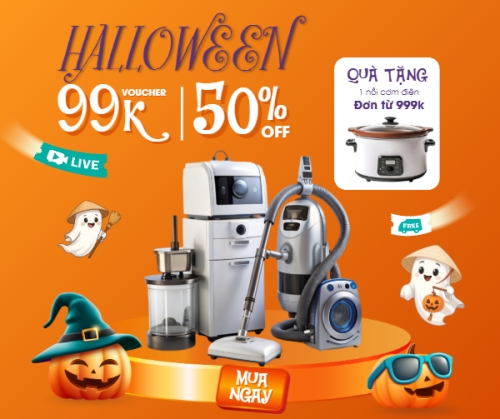 Mẫu thiết kế Bài đăng Facebook (ngang) Halloween, lễ hội ma quái, sự kiện, event, công nghệ, technology, điện tử, electronic, dễ thương, cute, chibi, hoạt hình, cartoon 1761379171