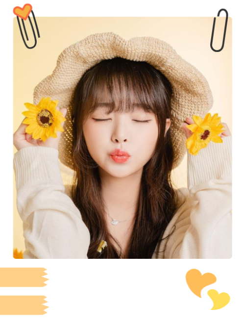 Mẫu thiết kế Bộ Ảnh Polaroid Cô gái, con gái, girl, thanh xuân, đơn giản, dễ thương 1759886505