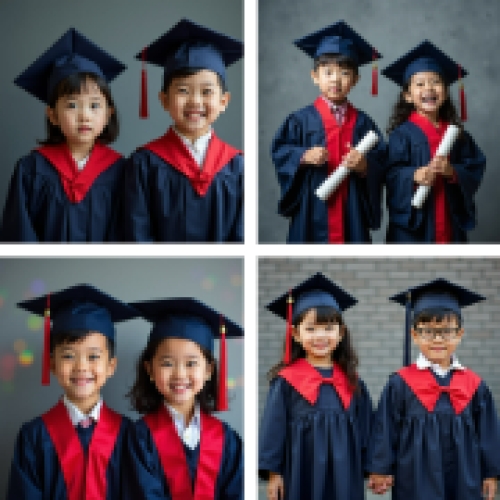 Mẫu thiết kế Photobook vuông Học sinh, tiểu học, kỷ yếu, tốt nghiệp, graduation, mầm non, hội nhóm, cá nhân 1759895144