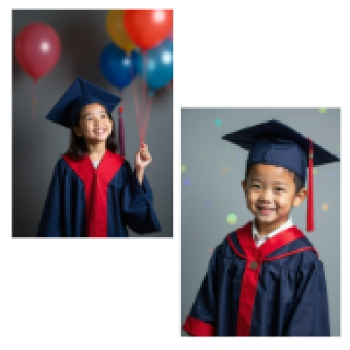 Mẫu thiết kế Photobook vuông Học sinh, tiểu học, kỷ yếu, tốt nghiệp, graduation, mầm non, hội nhóm, cá nhân 1759895144