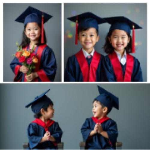Mẫu thiết kế Photobook vuông Học sinh, tiểu học, kỷ yếu, tốt nghiệp, graduation, mầm non, hội nhóm, cá nhân 1759895144