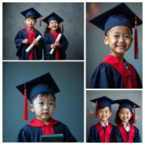 Mẫu thiết kế Photobook vuông Học sinh, tiểu học, kỷ yếu, tốt nghiệp, graduation, mầm non, hội nhóm, cá nhân 1759895144