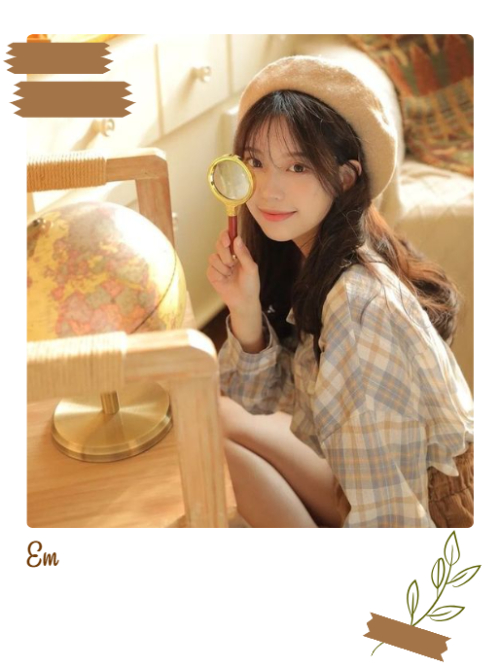 Mẫu thiết kế Bộ Ảnh Polaroid Con gái, girl, thanh xuân, đơn giản, hiện đại 1759895643