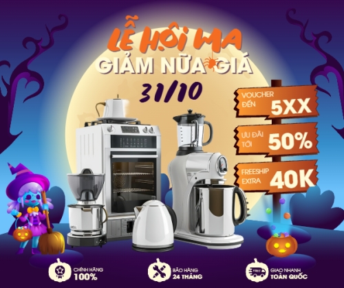 Mẫu thiết kế Bài đăng Facebook (ngang) Halloween, lễ hội ma quái, sự kiện, event, công nghệ, technology, điện tử, electronic, dễ thương, cute, chibi, hoạt hình, cartoon 1761379171
