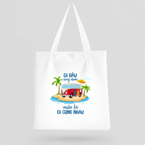Mẫu thiết kế Túi canvas Summer, mùa hè, team building, teamwork, du lịch, travel, hội nhóm, team, tập thể 1759530150