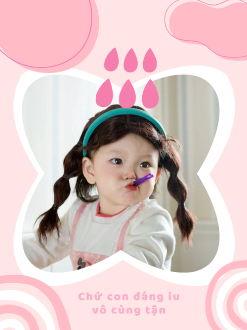 Mẫu thiết kế Bộ Ảnh Polaroid Baby, em bé, trừu tượng, dễ thương, cute 1759895644