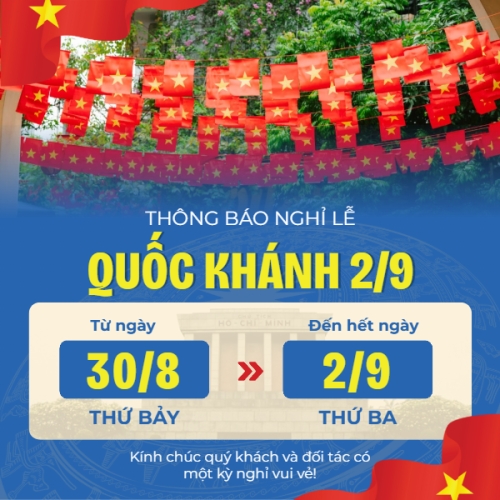 Mẫu thiết kế Bài đăng Facebook (vuông) 2/9, Quốc Khánh, lễ hội, thông báo, lịch nghỉ, Việt Nam, sự kiện, event, hiện đại, modern 1761379865