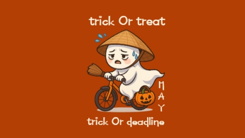Mẫu thiết kế Hình nền máy tính Halloween, lễ hội ma quái, sự kiện, event, dễ thương, cute, chibi, hoạt hình, cartoon 1760996436