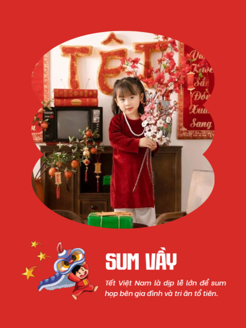 Mẫu thiết kế Bộ Ảnh Polaroid Tết, Xuân, Ất tỵ, năm 2025, 2025,dễ thương, cute, chibi, hoạt hình, cartoon 1759895224