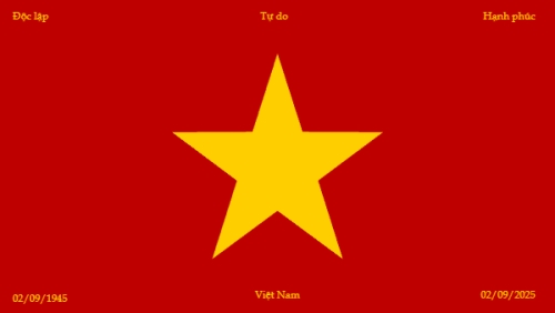 Mẫu thiết kế Hình nền máy tính 2/9, Quốc Khánh, lễ hội, Việt Nam, sự kiện, hiện đại, modern, đơn giản, simple 1760565643
