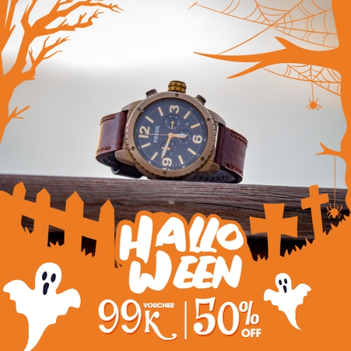 Mẫu thiết kế Khung sản phẩm Halloween, đồng hồ, watch, fashion, thời trang, outfit, dễ thương, cute, chibi, hoạt hình, cartoon 1761384625