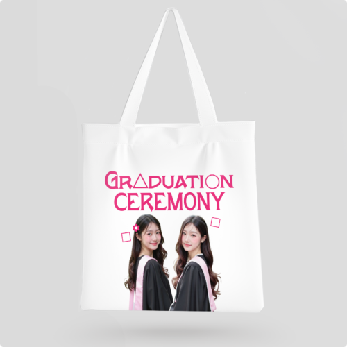 Mẫu thiết kế Túi canvas Tốt nghiệp, graduation, trending, hot, viral, xu hướng, thịnh hành, squid game	 1759529933