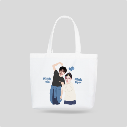 Mẫu thiết kế Túi canvas Couple, cặp đôi, người yêu, lover, tình yêu, love, đơn giản, simple, cute, dễ thương 1759885750