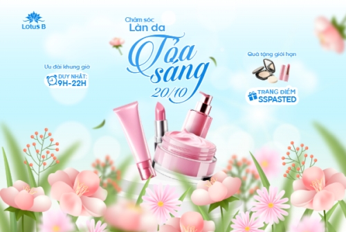 Mẫu thiết kế Banner Facebook ngang 20/10, Ngày phụ nữ Việt Nam, Vietnamese Women's Day, phụ nữ, sự kiện, event, mỹ phẩm, làm đẹp, beauty, hiện đại, modern	 1760222460