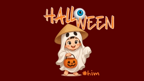 Mẫu thiết kế Hình nền máy tính Halloween, lễ hội ma quái, sự kiện, event, dễ thương, cute, chibi, hoạt hình, cartoon 1760995641