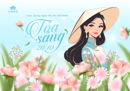 Mẫu thiết kế Thiệp chúc mừng 20/10, Ngày phụ nữ Việt Nam, Vietnamese Women's Day, phụ nữ, sự kiện, event, làm đẹp, beauty, thẩm mỹ, dễ thương, cute 1759964151