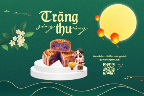 Mẫu thiết kế Banner Facebook ngang Trung thu, Tết Đoàn Viên, mid-autumn festival, sự kiện, event, lễ hội, festival, ẩm thực, food, bánh trung thu, cute, dễ thương 1760231637