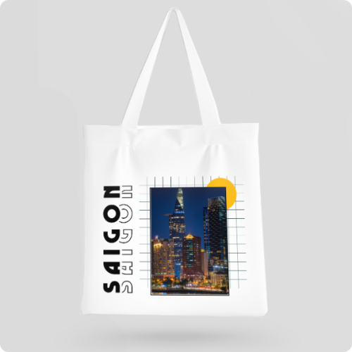 Mẫu thiết kế Túi canvas Sài Gòn, Trending, hot, viral, xu hướng, thịnh hành, tình yêu, love 1759530202