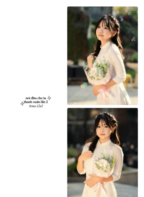 Mẫu thiết kế Photobook dọc Tốt nghiệp, graduation, kỷ yếu , Cá nhân, hội nhóm, team 1759895580