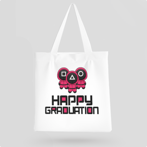Mẫu thiết kế Túi canvas Tốt nghiệp, graduation, cá nhân, nhân vật, personal style, signature, squid game 1759894614