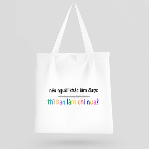 Mẫu thiết kế Túi canvas Chữ, trending, hot, viral, xu hướng, thịnh hành 1759529933