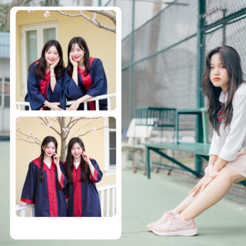 Mẫu thiết kế Photobook vuông Tốt nghiệp, Kỷ yếu, bạn bè, hội nhóm, team, tập thể, đơn giản 1759885901