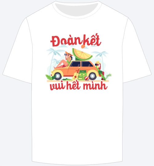 Mẫu thiết kế Áo thun Summer, mùa hè, team building, teamwork, du lịch, travel, hội nhóm, team, tập thể